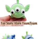 Toy Story Alien TsumTsum  Crochet Free Pattern