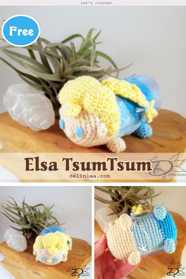 8 Amigurumi Tsum Tsum Crochet Free Pattern