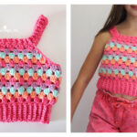 Crochet Granny Stitch Tank Top Free Pattern