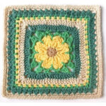 Daisy Afghan Square Crochet Free Pattern