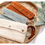 Herringbone Crochet Clutch Free Pattern