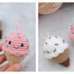 Ice Cream Amigurumi Crochet Free Pattern and Video Tutorial