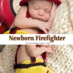 Newborn Baby Firefighter Crochet Outfit Free Pattern
