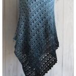 Oceans Shawl Crochet Free Pattern and Video Tutorial