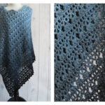 Oceans Shawl Crochet Free Pattern and Video Tutorial