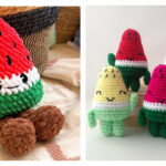 Watermelon Amigurumi Free Crochet Patterns