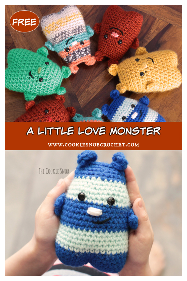 A Little Love Monster Free Crochet Pattern