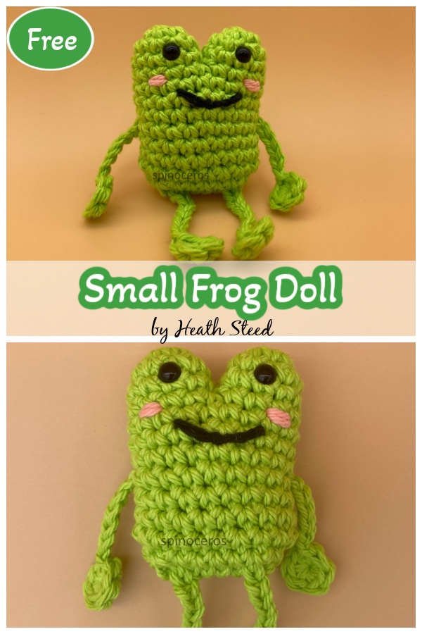 Small Frog Doll Free Crochet Pattern 