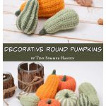 Decorative Oblong Pumpkins Free Crochet Pattern