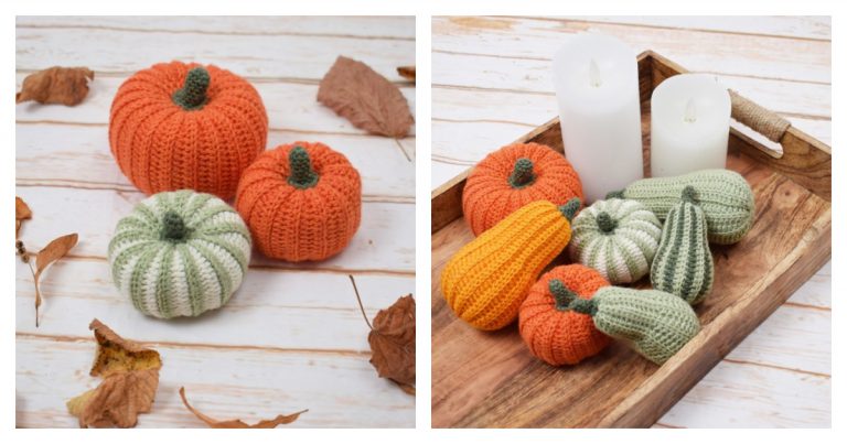Decorative Pumpkins Free Crochet Pattern
