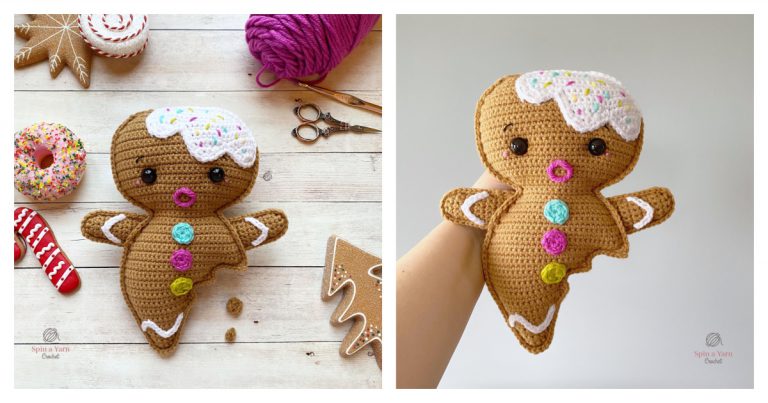 Gingerbread Boy Free Crochet Pattern