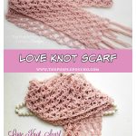 Love Knot Scarf Free Crochet Pattern