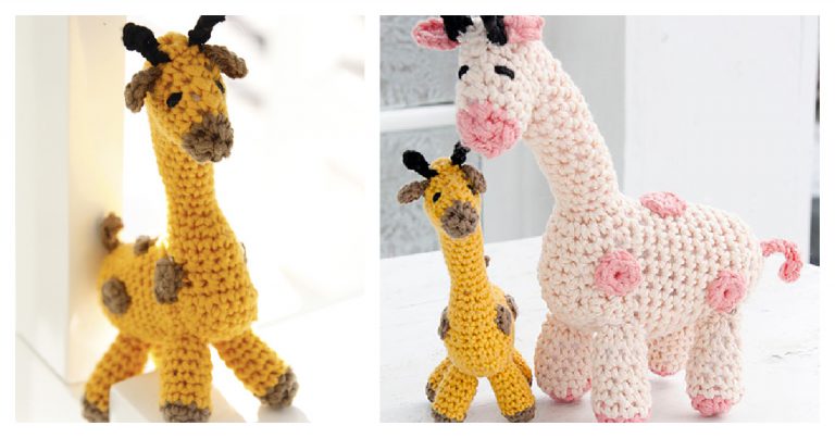 Melman Giraffe Free Crochet Pattern