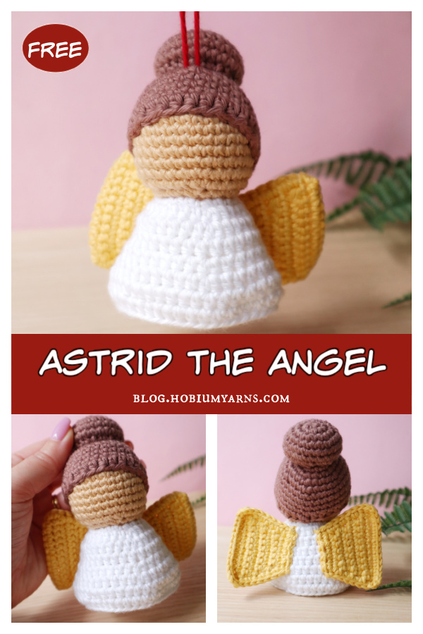 Astrid the Angel Free Crochet Pattern