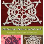 Erishkigal Skully Snowflake Free Crochet Pattern