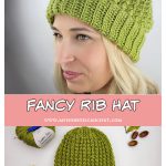 Fancy Rib Hat Free Crochet Pattern