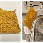 Honeycomb Dishcloth Free Crochet Pattern