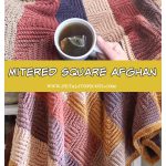 Mitered Square Afghan Free Crochet Pattern