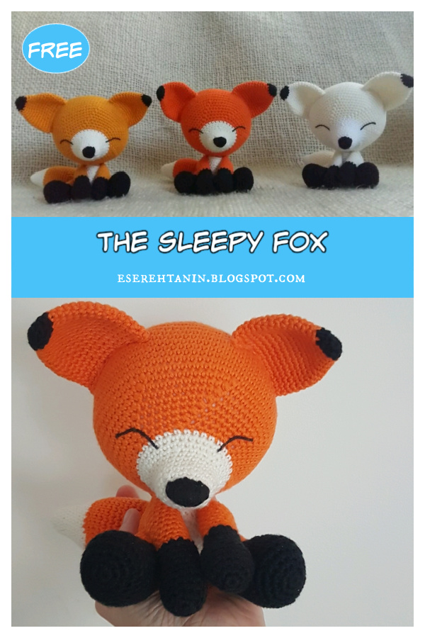 The Sleepy Fox Free Crochet Pattern