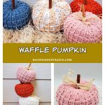 Waffle Pumpkin Free Crochet Pattern and Video Tutorial