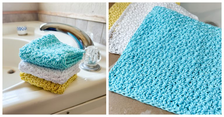Easy Washcloths Free Crochet Pattern