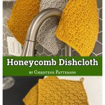 Honeycomb Dishcloth Crochet Pattern