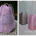 Mesh Stitch Market Bag Free Crochet Pattern