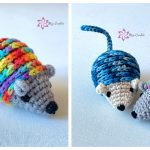 Rainbow Mouse Free Crochet Pattern