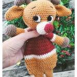 Reindeer Lovey Crochet Pattern