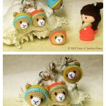 Amigurumi Teddy Bear Keychain Free Crochet Pattern