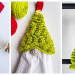 Christmas Tree Towel Topper Free Crochet Pattern