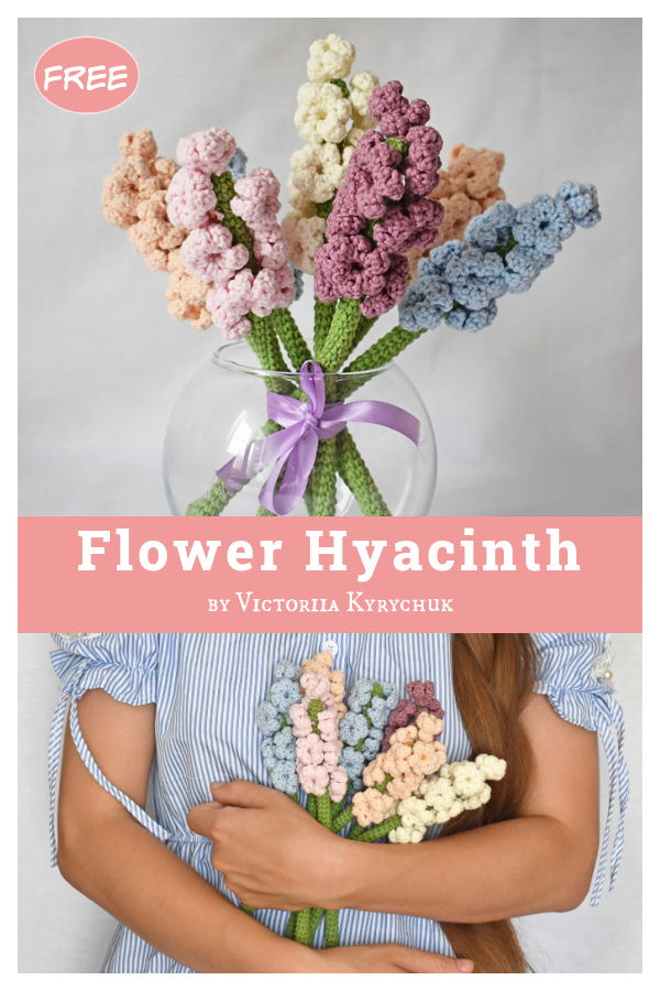 Flower Hyacinth Free Crochet Pattern