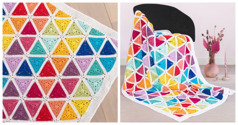 Josephine’s Rainbow Blanket Free Crochet Pattern