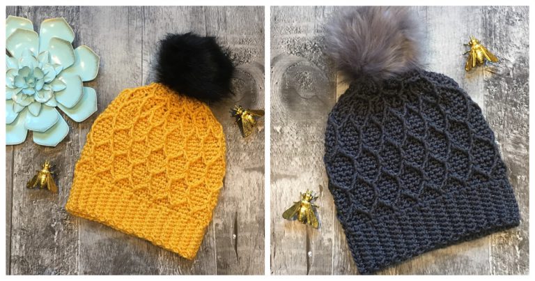 The Bee in Your Bonnet Toque Hat Free Crochet Pattern