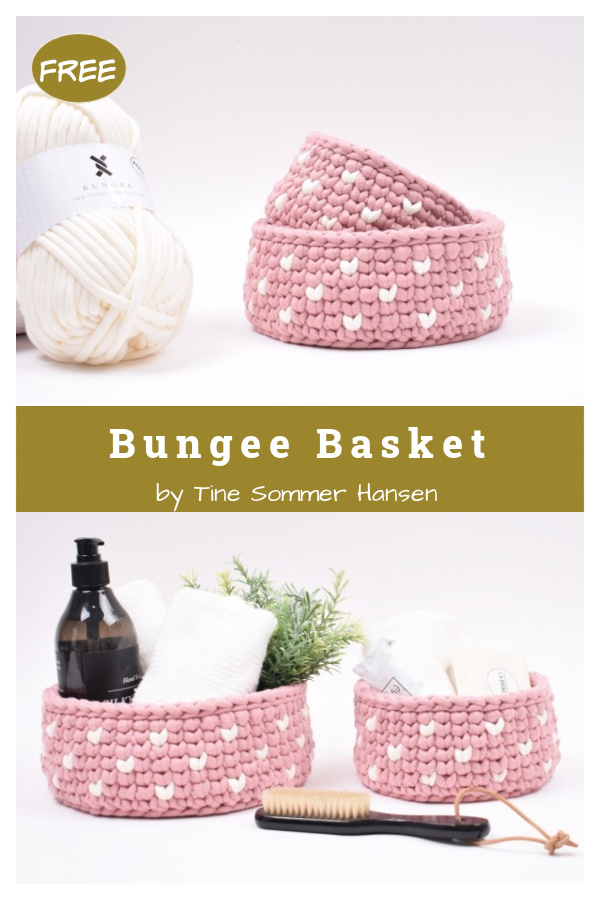 Bungee Basket Free Crochet Pattern