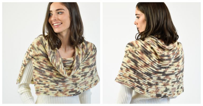 Dust Storm Capelet Free Crochet Pattern