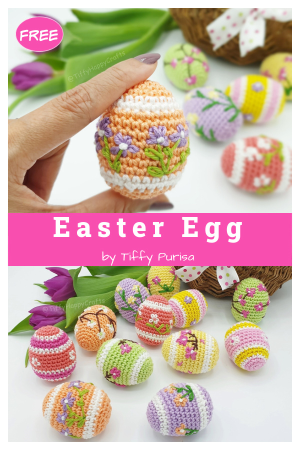 Easter Egg Free Crochet Pattern