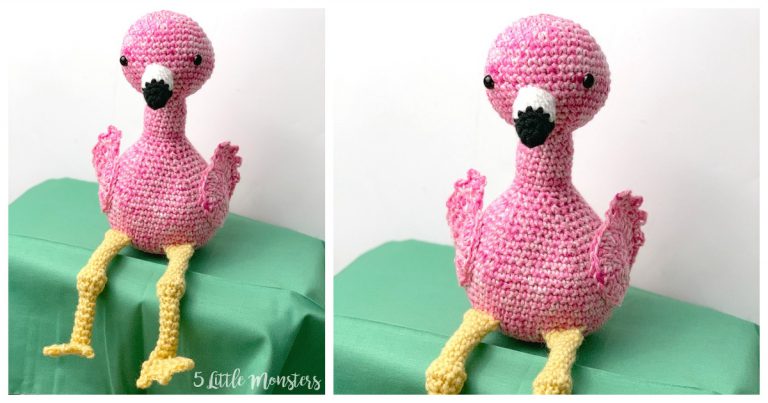 Flamingo Softie Free Crochet Pattern