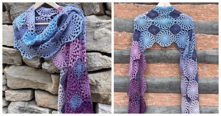 Floriss Shawl Free Crochet Pattern
