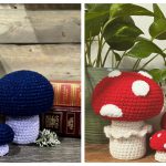 Mushroom Trio Free Crochet Pattern