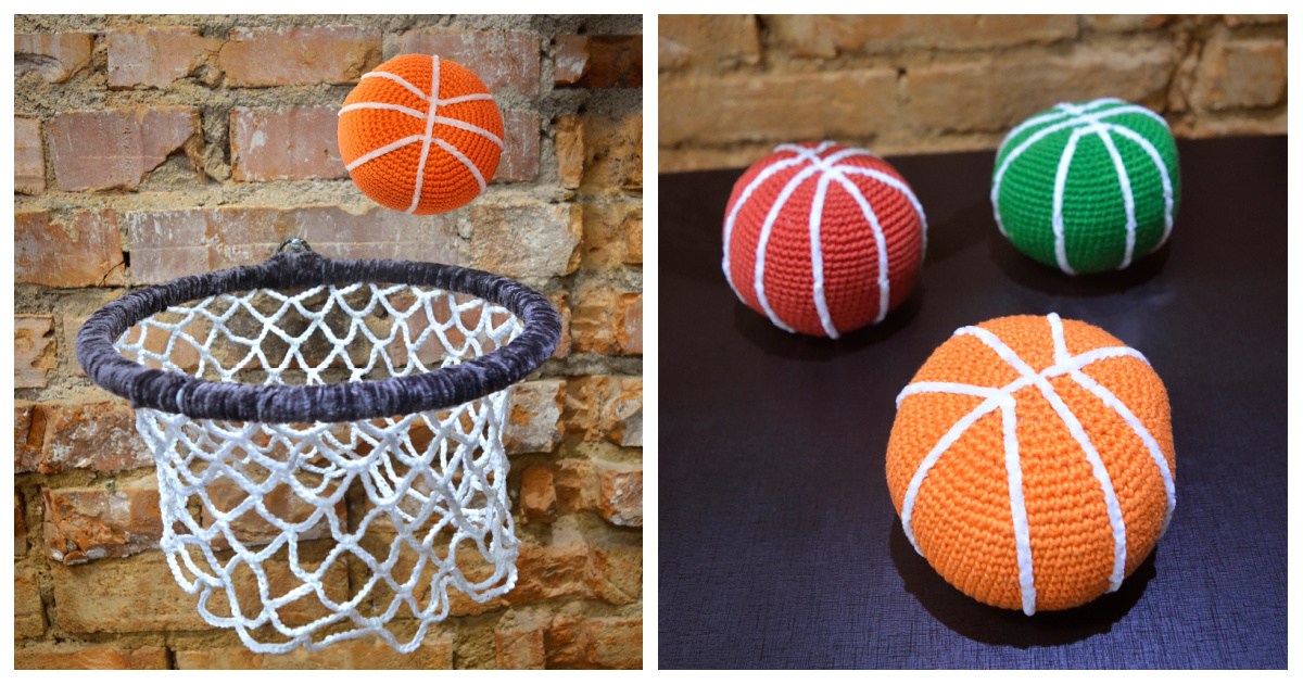 Basketball Set Free Crochet Pattern