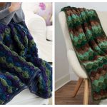 Forest Fans Afghan Free Crochet Pattern