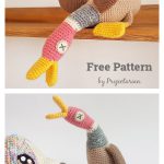 Rocket’s Toy Ducky Free Crochet Pattern