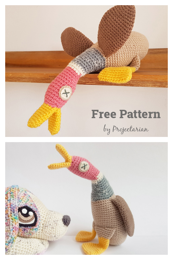Rocket's Toy Ducky Free Crochet Pattern