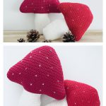 Toadstool Pillows Free Crochet Pattern
