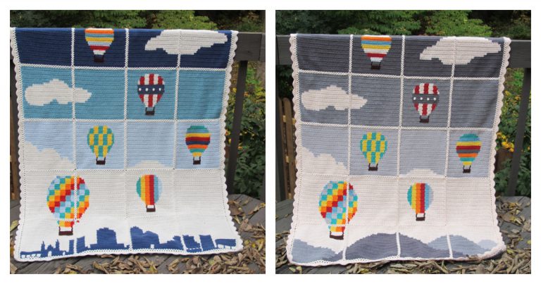 Albuquerque Blanket Free Crochet Pattern