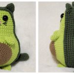 Amigurumi Avocado Cat AvoCATo Free Crochet Pattern