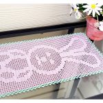 Bunny Table Runner Free Crochet Pattern and Video Tutorial