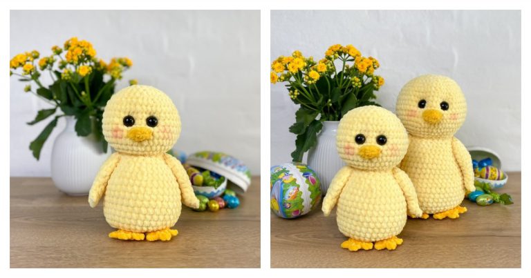 Easter Chick Piv Free Crochet Pattern