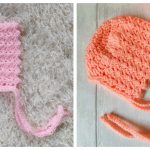 Sprig Baby Bonnet Free Crochet Pattern